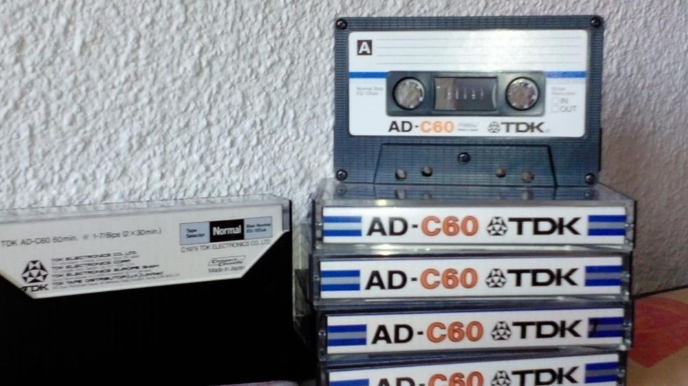 TDK AD 60 min vintage audio.