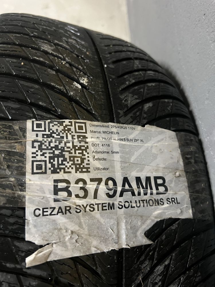 Original BMW X5 X6 jante de iarnă 20 inch G05 G06 styling negru mat