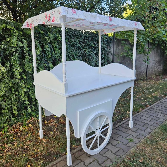 Vand carucior candybar / lemonade bar evenimente, mobil, demonttabil