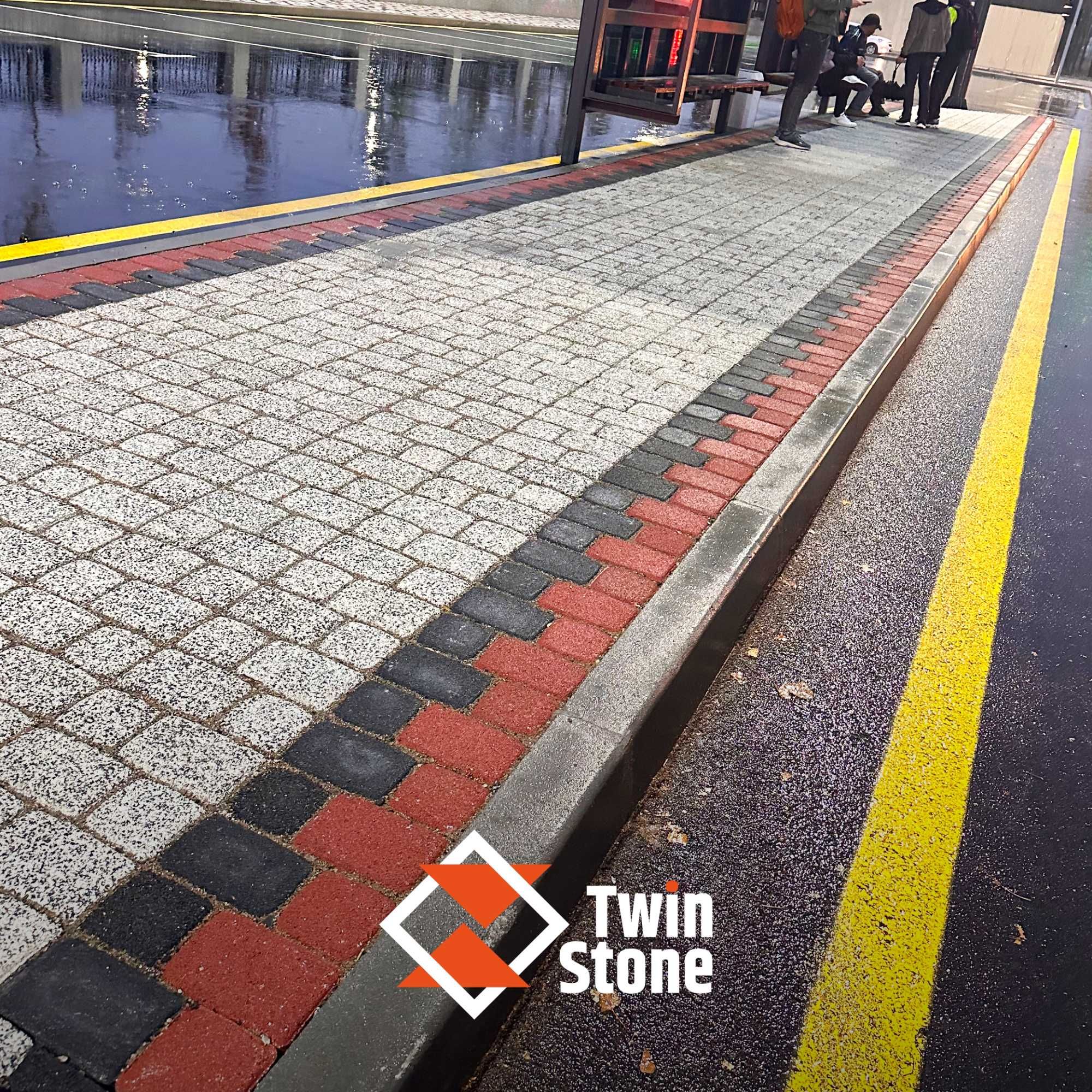 Брусчатка "Старый город" вибропрессованной тротуарной плитка TwinStone