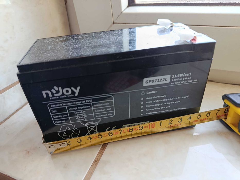 Acumulator 12v noua 150mmX62mmX98mm