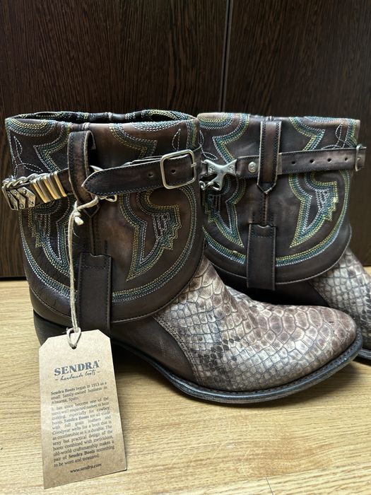 cizme western din piele handmade SENDRA
