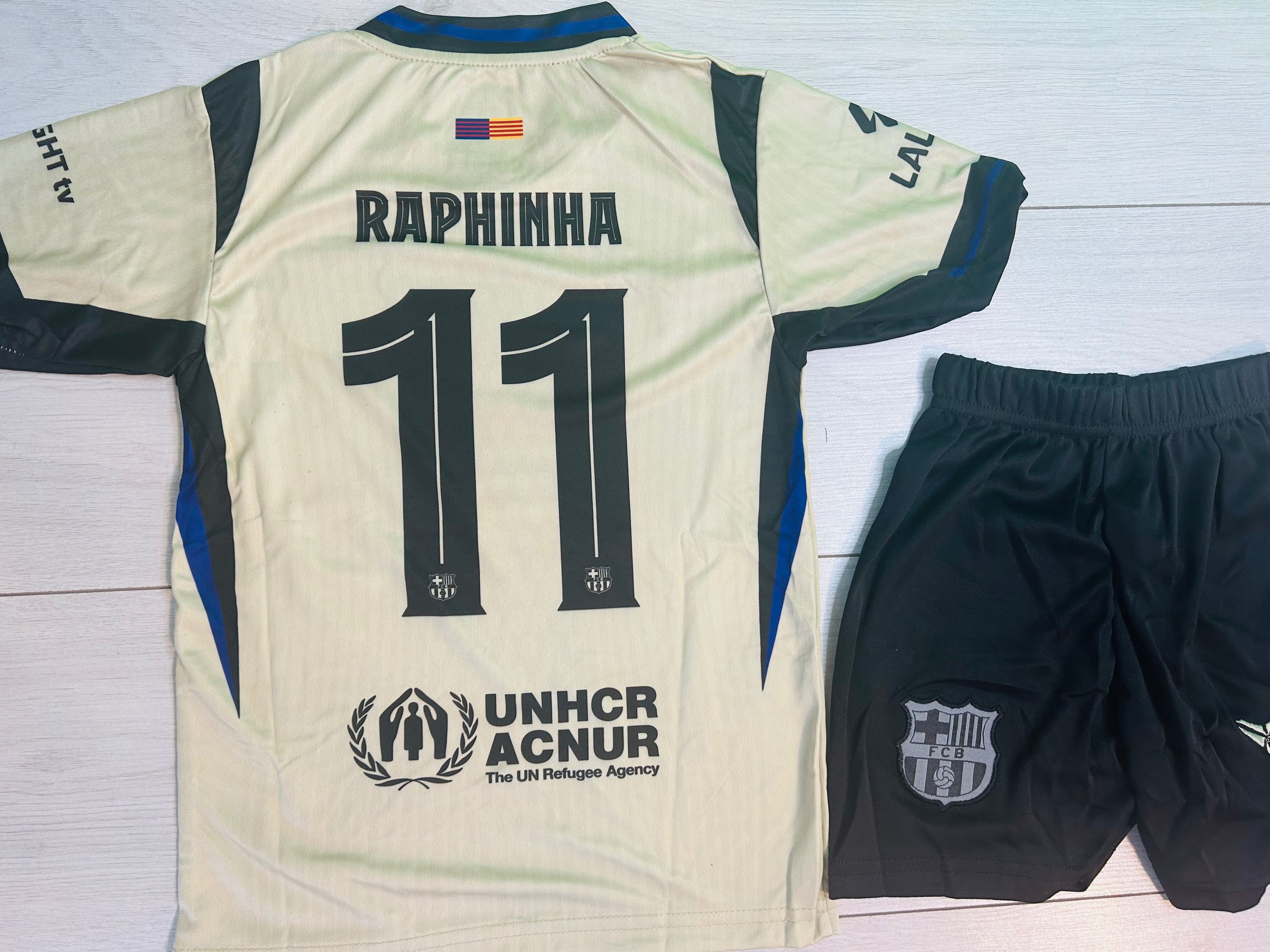 Compleu copii Barcelona raphinha 11 second kit 25/26
