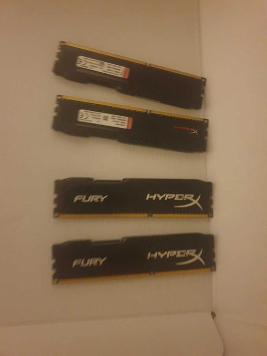 Рам памети 16GB -  4x4GB Kingston HyperX DDR3 1600MHz