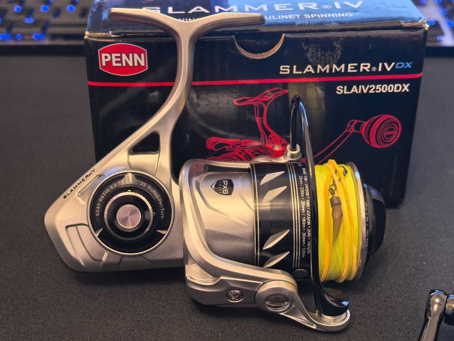 Mulineta spinning greu Penn Slammer Dx IV - servisata- fir inclus.