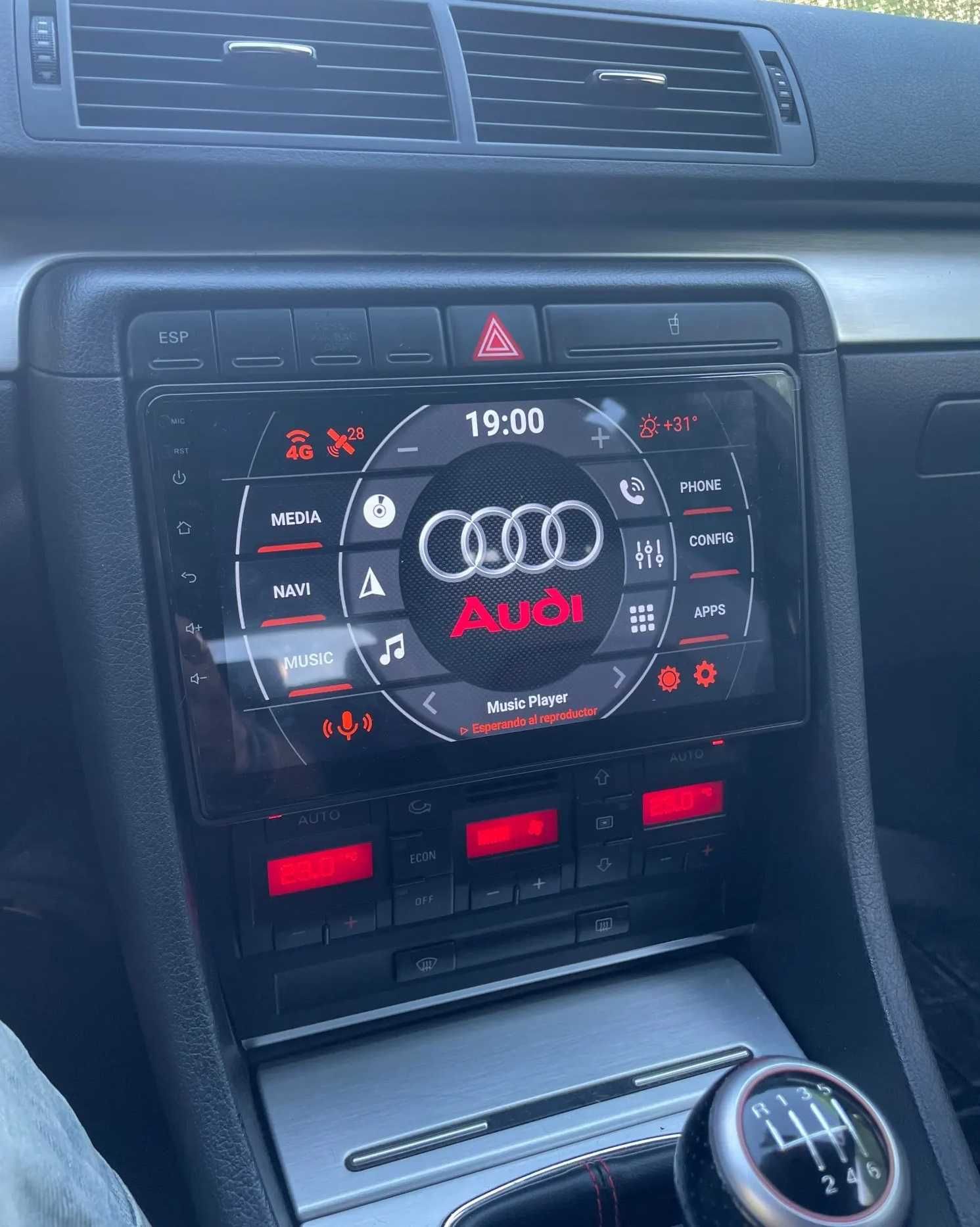 Мултимедия 9" Android 13 за Audi A4 S4 B6 B7 навигация CARPLAY RDS GPS