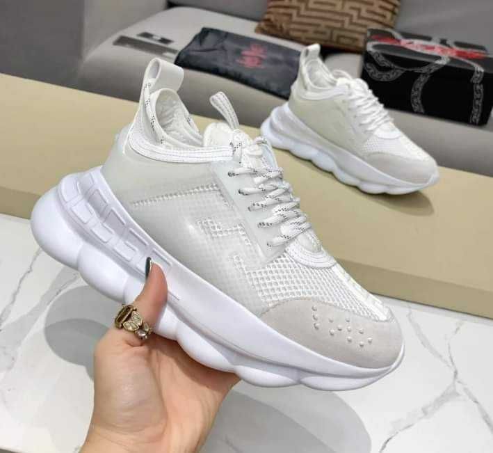 Adidasi Versace Chain White (Transport Gratuit)