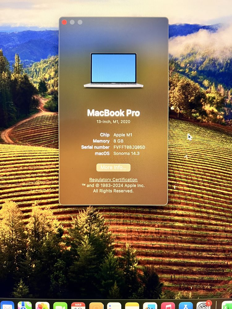 Macbook Pro 13 M1 2020