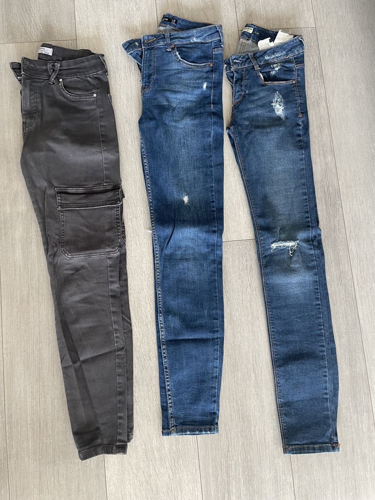 Дънки по 10лв zara, bershka,pull and bear,mango