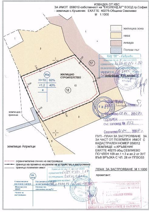 Парцел 6 000 м2 Априлци с ПУП