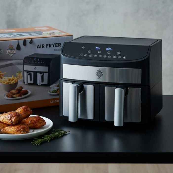 Двоен Air Fryer Queen KK-A02 - 7L, 2400W