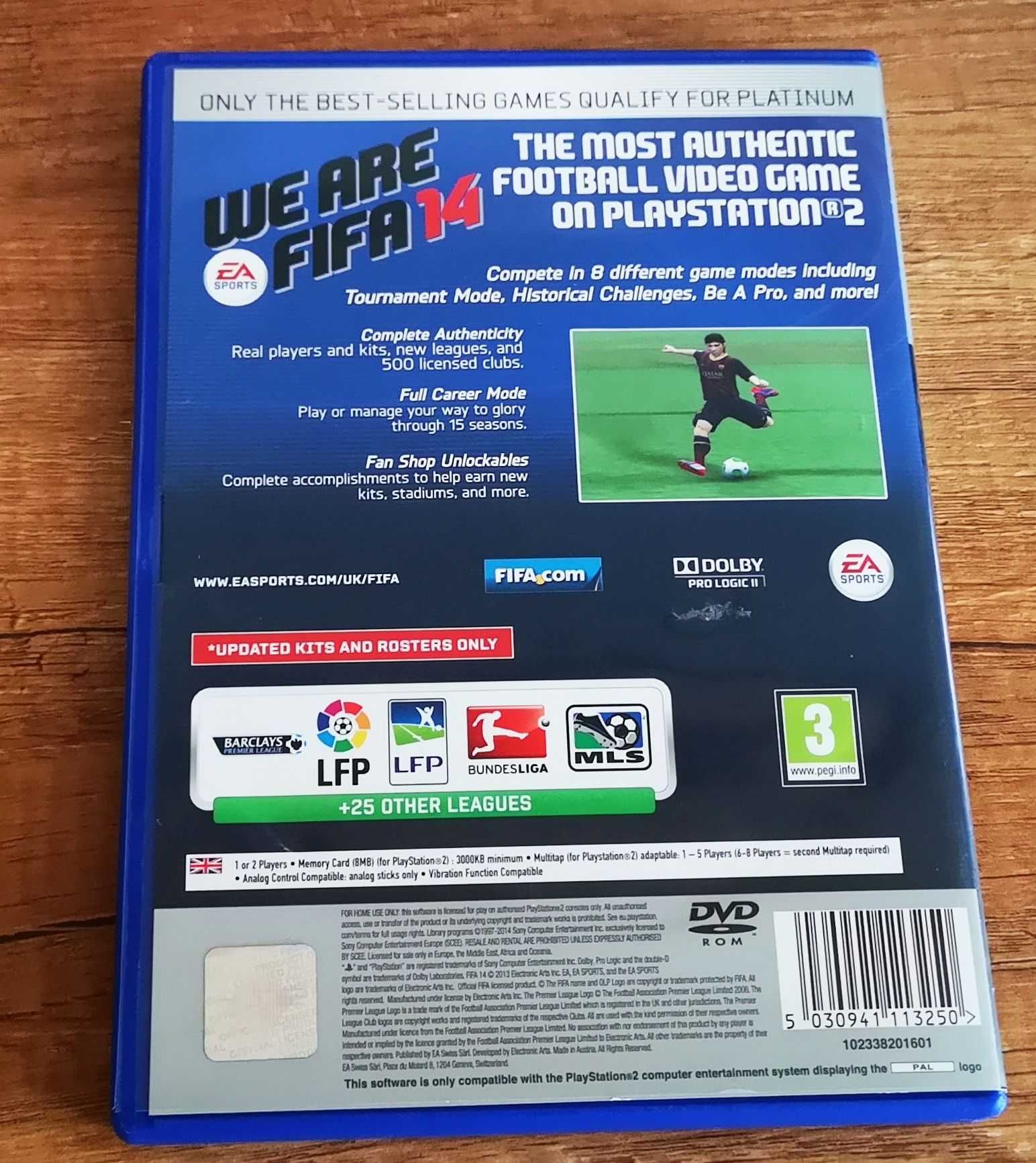 PS2 Fifa 14 Фифа 14 Плейстейшън 2 PlayStation 2