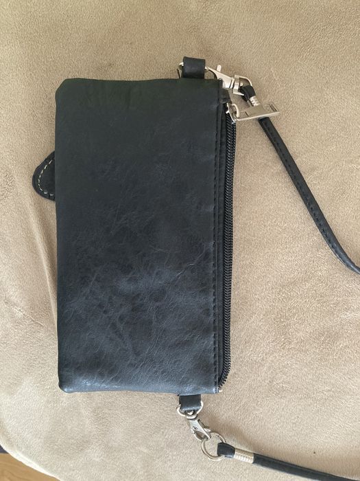 Gentuta plic, cu funda si fermoar, piele