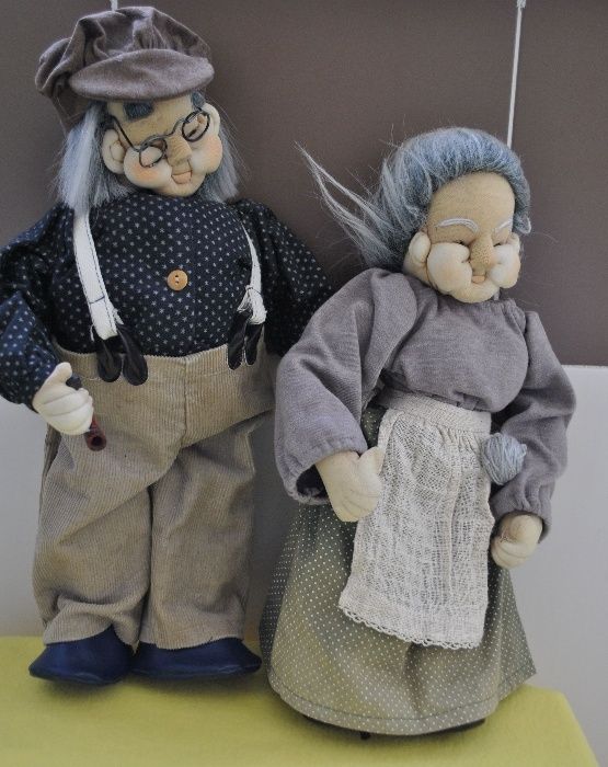 колекционерски кукли баба и дядо