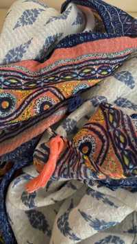 Памучен шал - различни видове