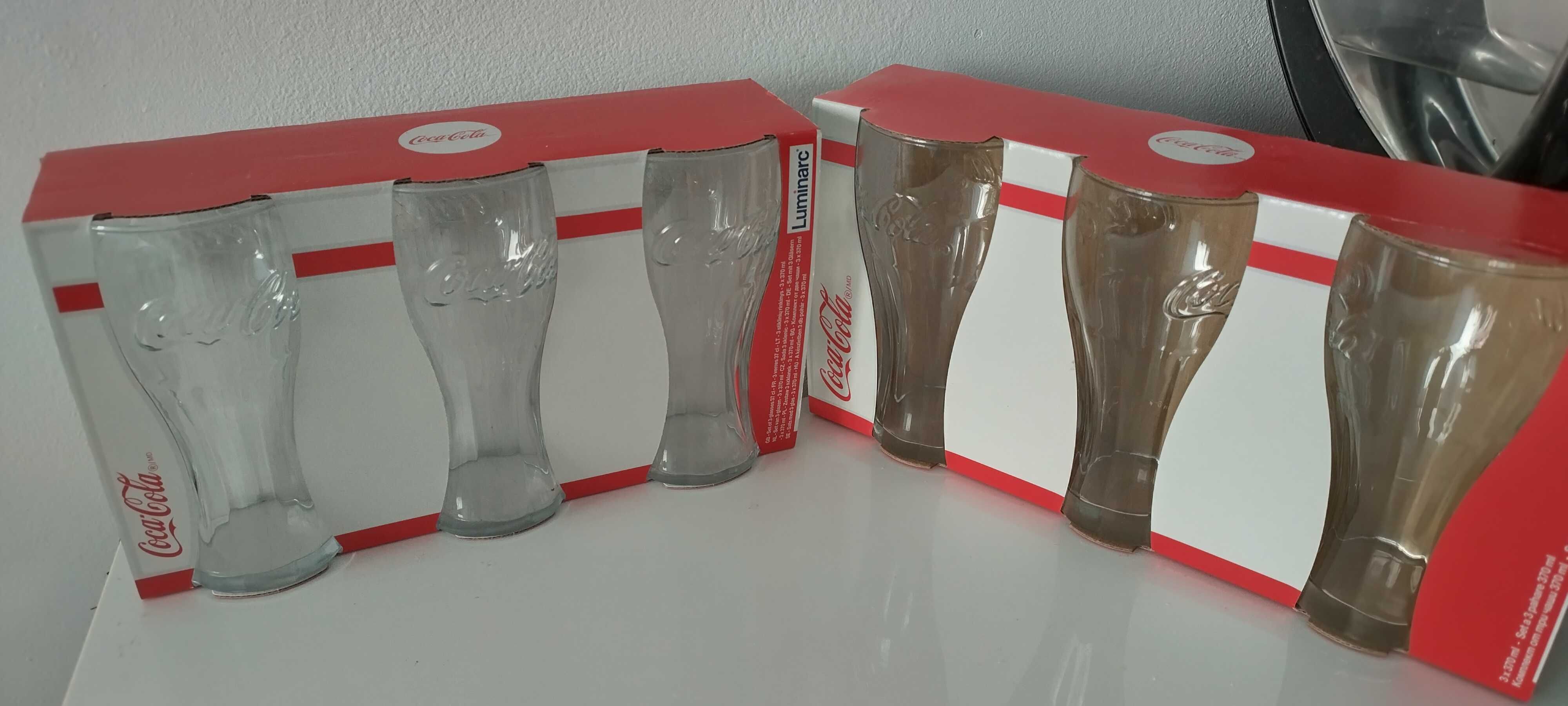 Продавам 2 комплекта по 3 броя чаши Coca-Cola