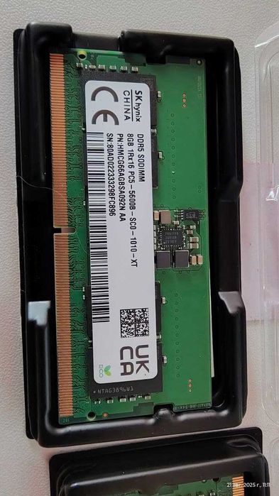 DDR5 SODIMM 5600 8x2 16gb