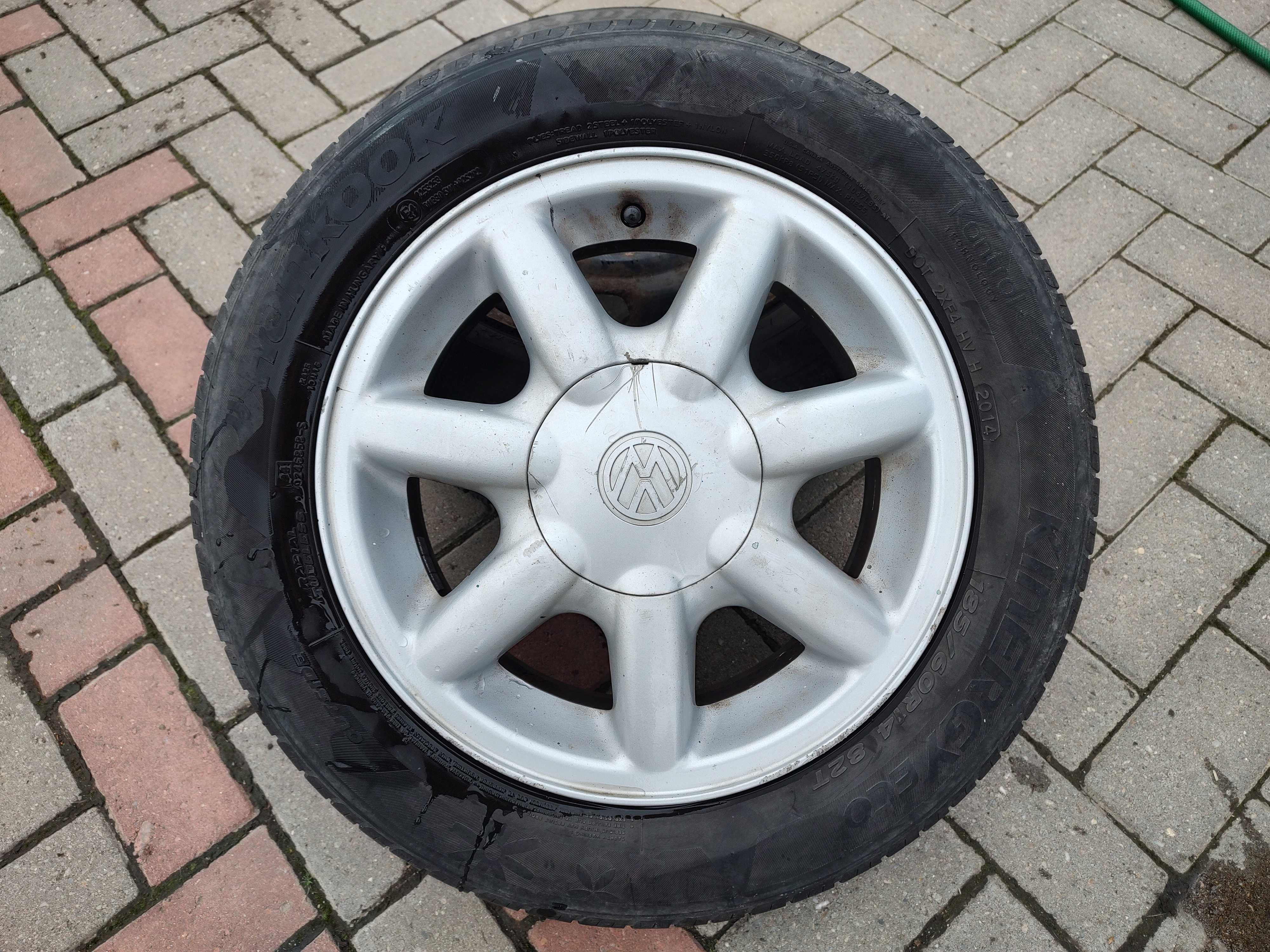 Janta aluminiu cu anvelopa, VW GOLF 3 R14