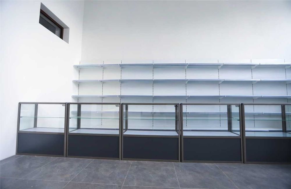 Oynaly prilavkalar, Акция, savdo uskunalari vitrinalar stellajlar