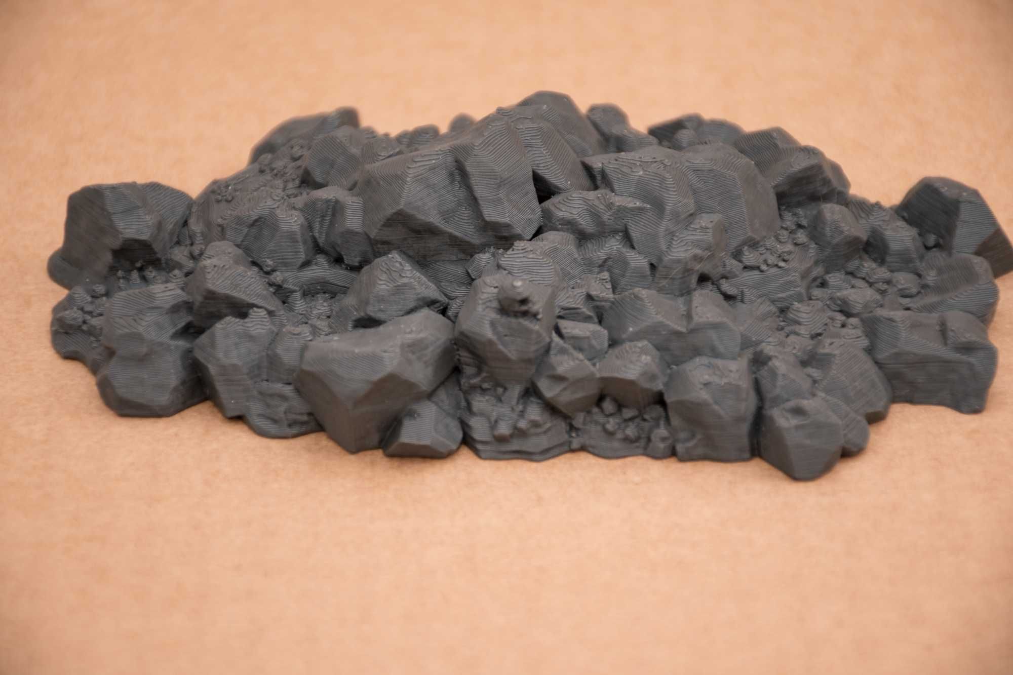 Jagged Rocks - 3D Printed Terrain for TTRPG