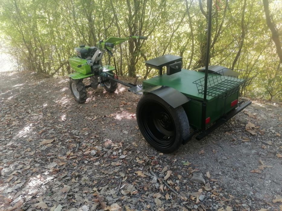 Ремарке за мотофреза със спирачки