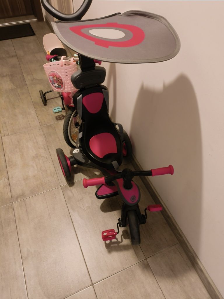 Детска триколка Globber Trike Explorer 4 в 1, Розова