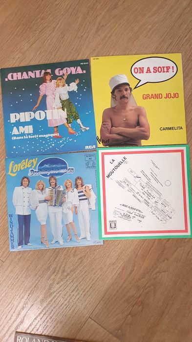 Lot 24 discuri vinil single
