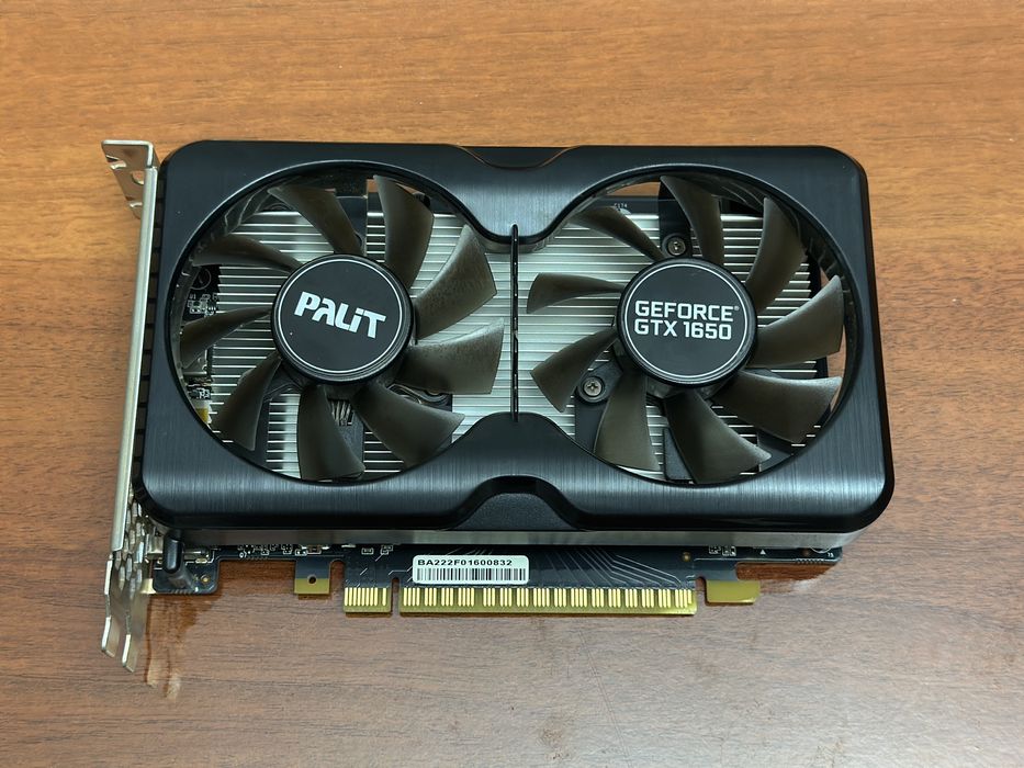 Видеокарта Palit GeForce GTX 1650 4 GB GDDR5