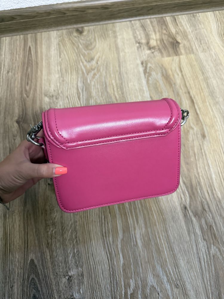 Розова чанта ZARA