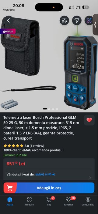Bosch laser masurare profesional