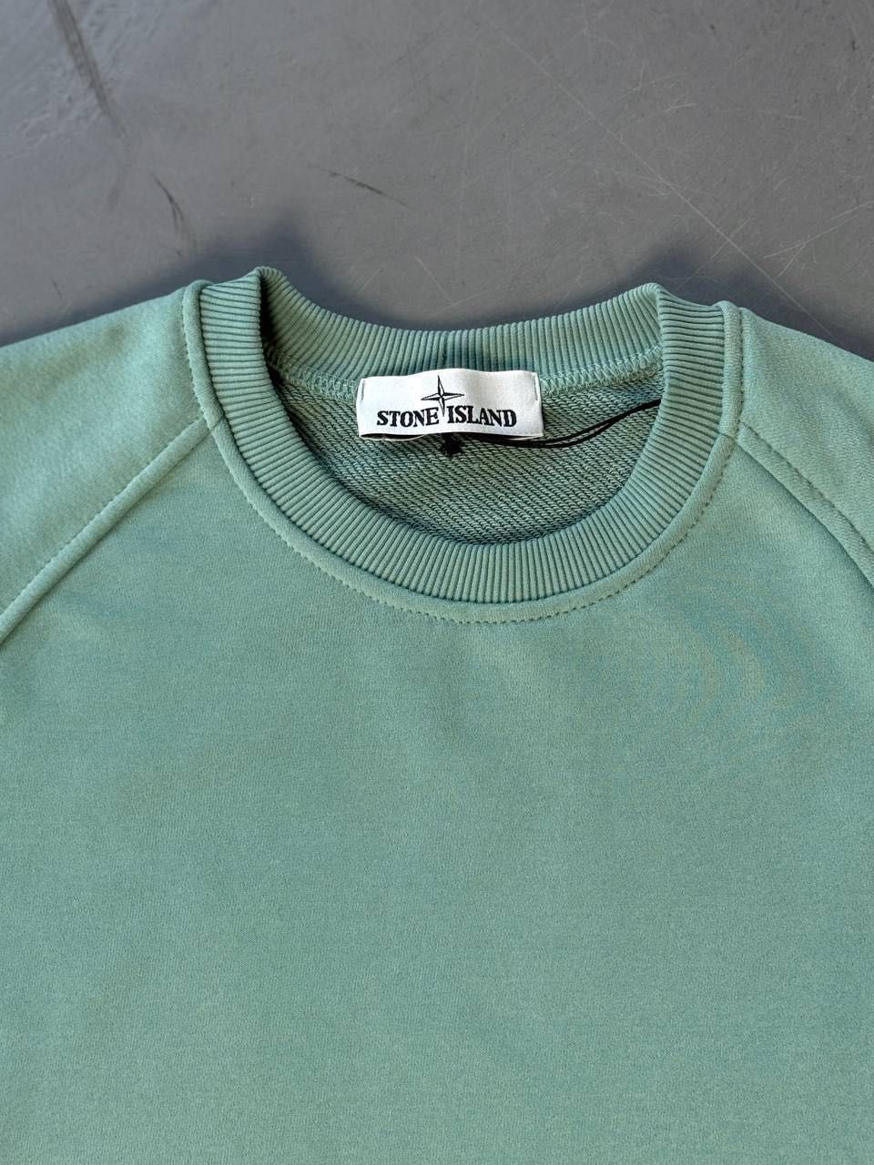 Суитшърт Stone Island в цвят мента