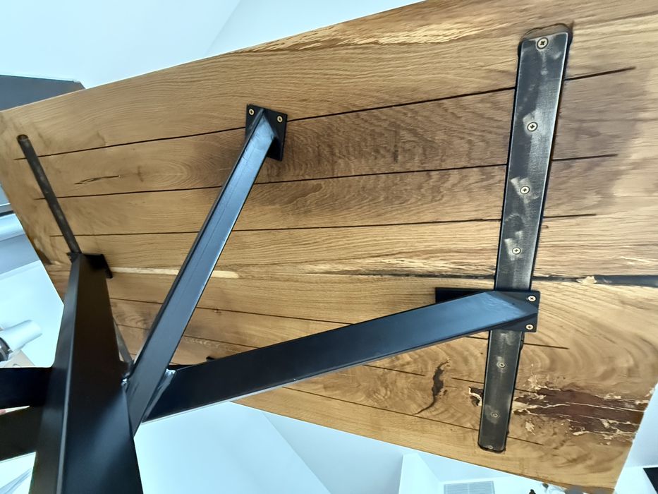 Masă dining blat brut stejar Urban Woods