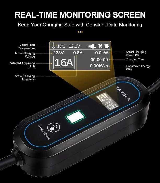 Statie incarcare pentru auto EV si Hibrid Plug-In 3.5kW 16A TYPE 2