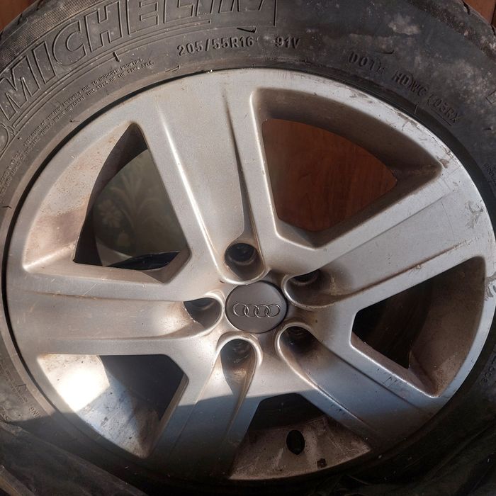 4 Jante cu anvelope vara michelin