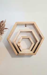 Hexagoane din lemn