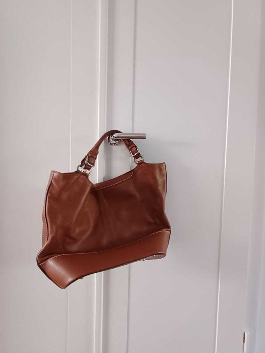 Сумка женская коричневая кожа
