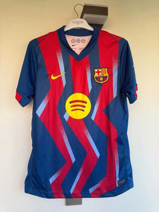 Tricou Bărbați Fotbal Fc Barcelona El Clasico Special Kit M/L