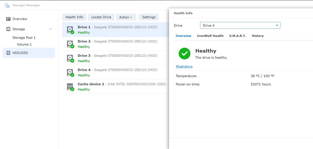 NAS Synology RS1619xs+ cu 24TB IronWolf + SSD cache