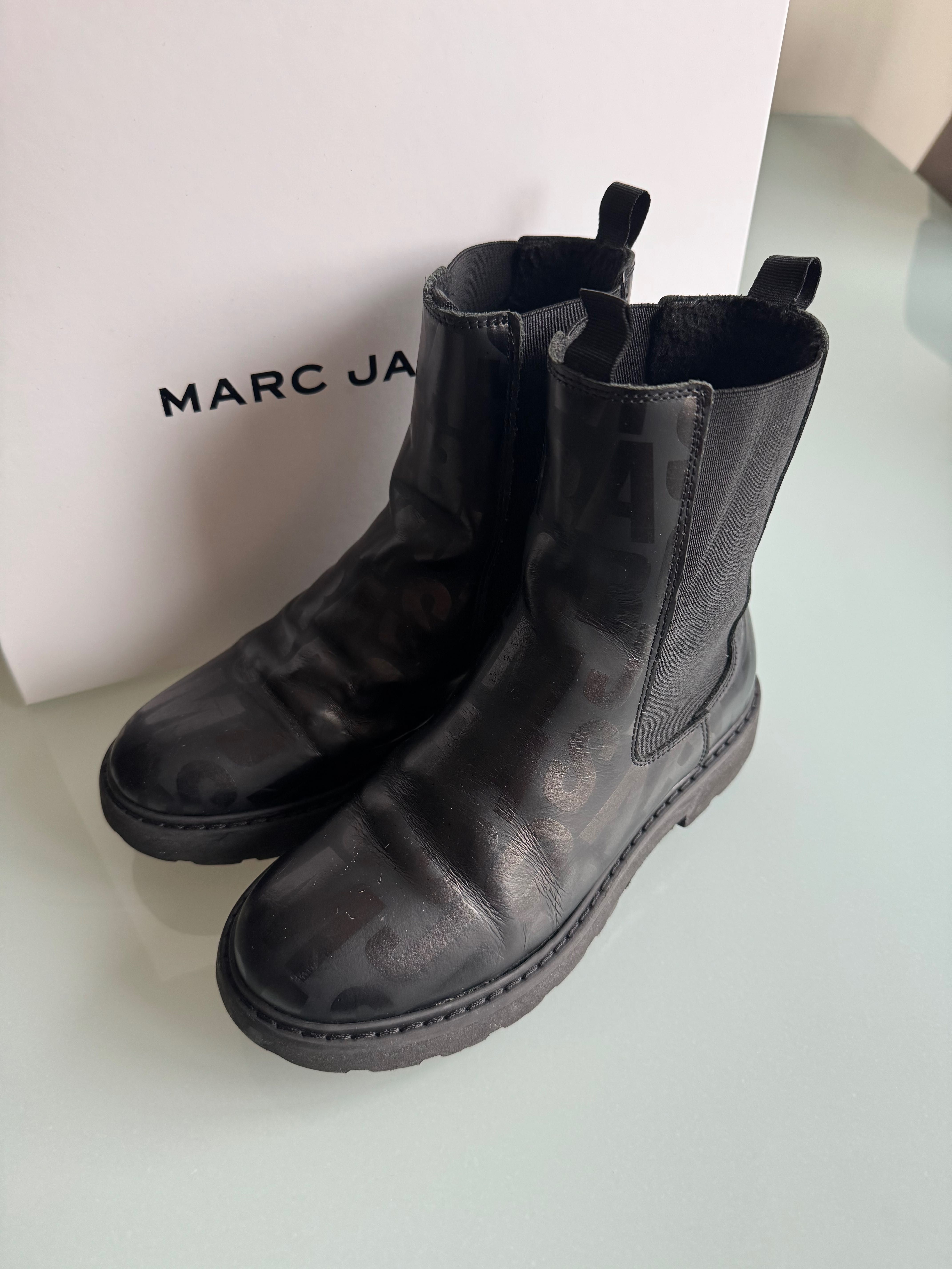 Детски кожени боти Marc Jacobs