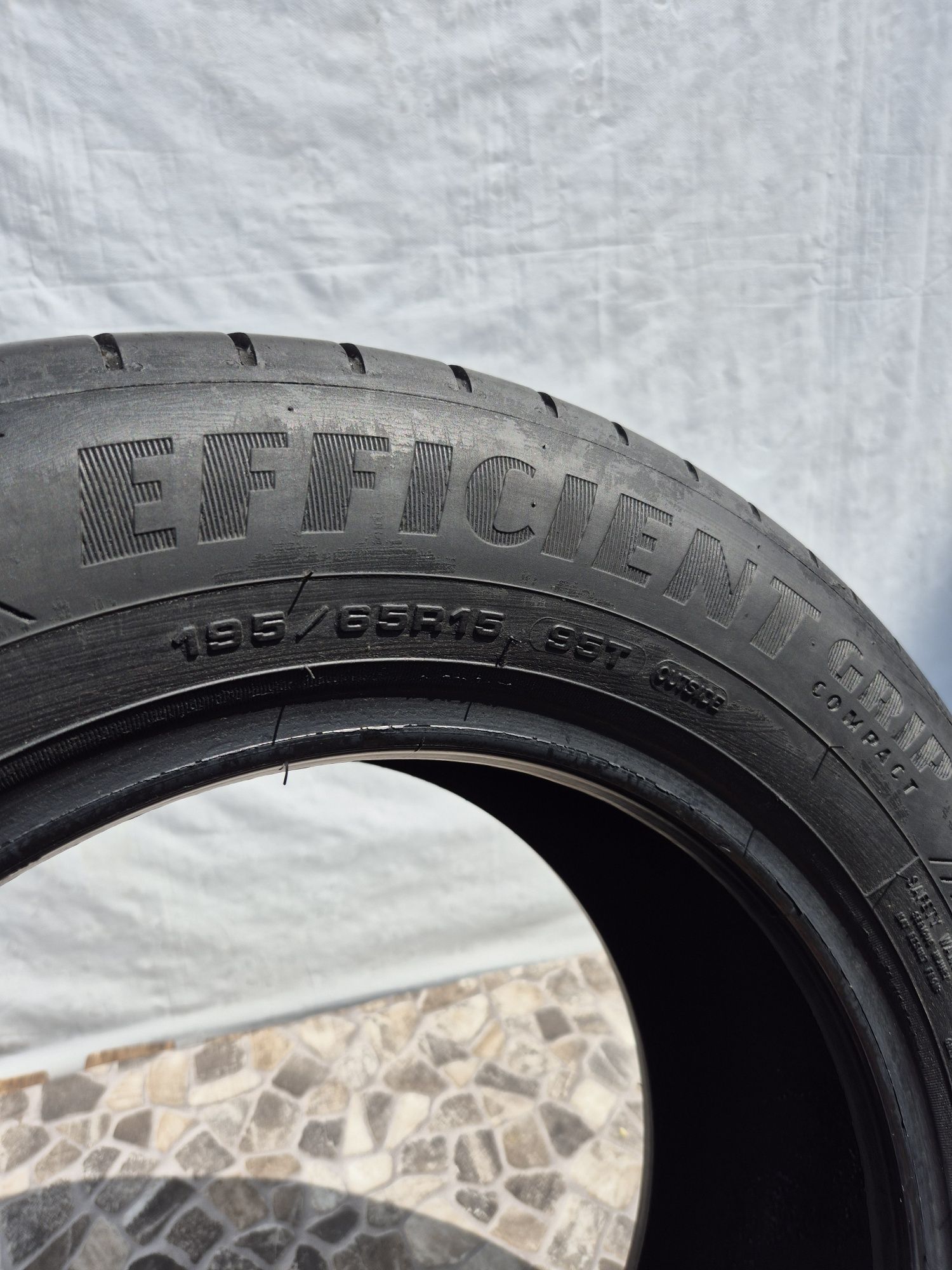 2бр 195 65 15 Goodyear летни 22г