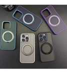Iphone 15/16/PRO/MAX/PLUS- Husa Magsafe Camera Metalic Ring Detasabil