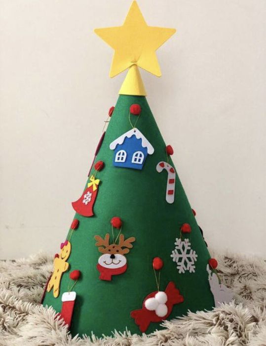 Vand brad din fetru, conic, NOU