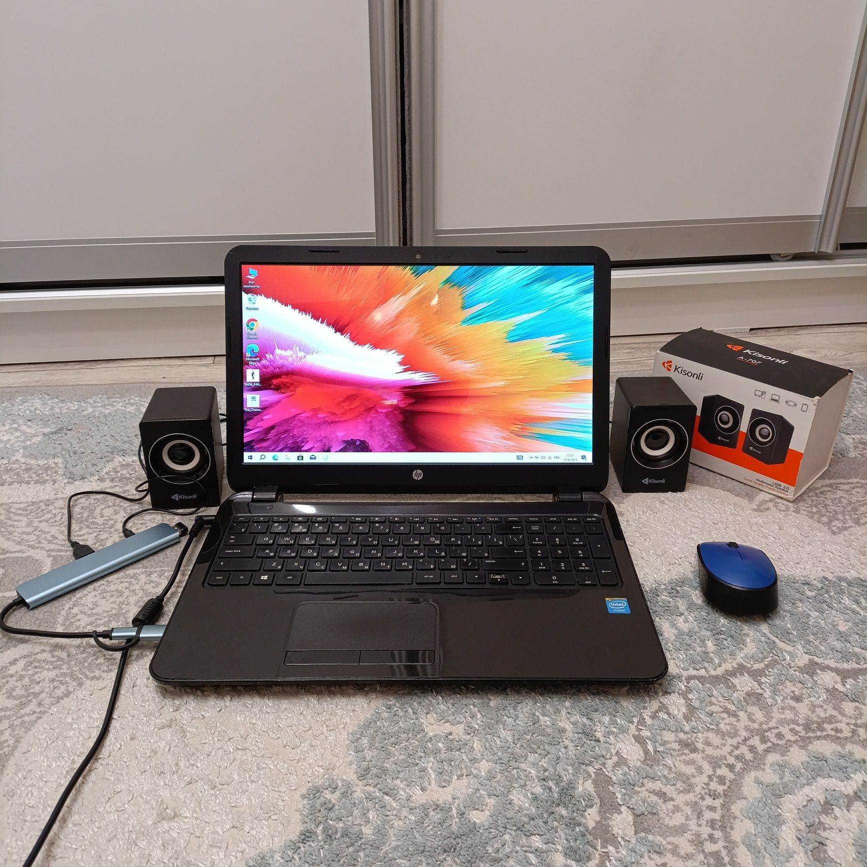 Notebook HP 15.6/500GB/OZU-4GB/Windows 10/Для учебы и работы!