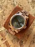 Seiko MOD Olive Green Rose Gold 36/39mm