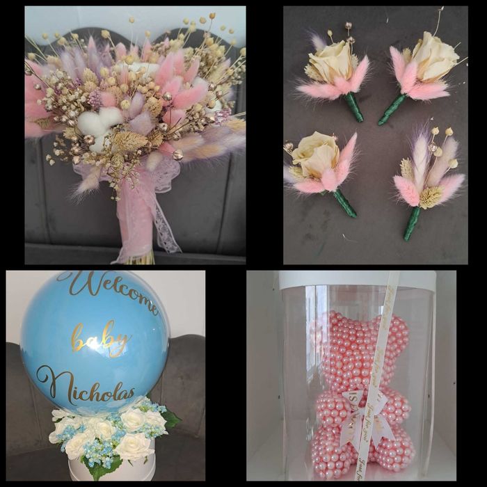 Aranjamente florale lucrate manual, decoratiuni evenimente