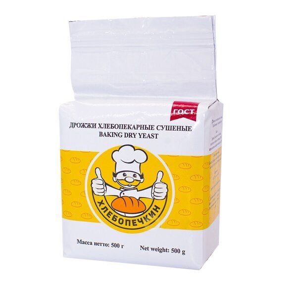 Сухие Дрожжи Хлебопечкин 500 гр.