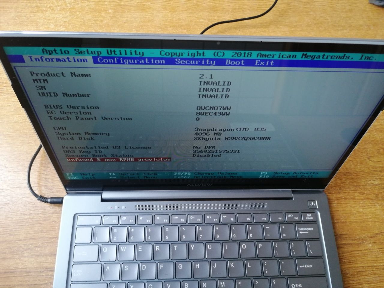 Laptop Allview AllBook Q