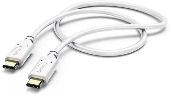 Cablu incarcare, date Telefon Tableta USB-C la USB-C 1m HAMA Alb - NOU