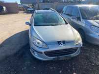 peugeot 407 sw 2.0 hdi кожа на части пежо 407 св комби
