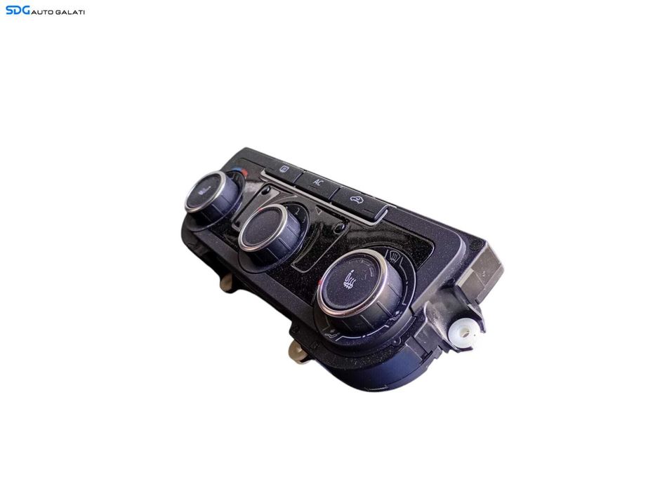 Panou Modul Unitate Comanda AC Aer Conditionat Clima Climatic cu Incalzire in Scaun Scaune Volkswagen Golf 6 Plus 2008 - 2013 Cod 7N0907426AN 5HB009751 [LC0615]